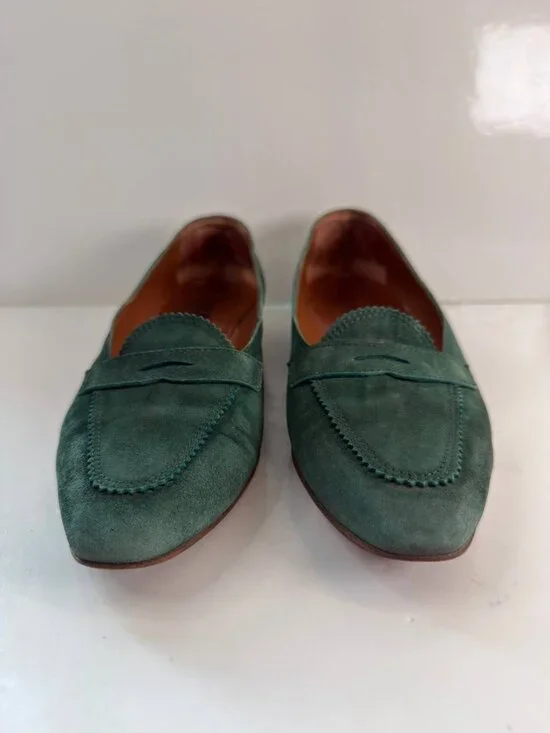 Prada Milano Vintage Suede Ballet Flats – EU 36.5 / US 6.5 - Picture 5 of 14